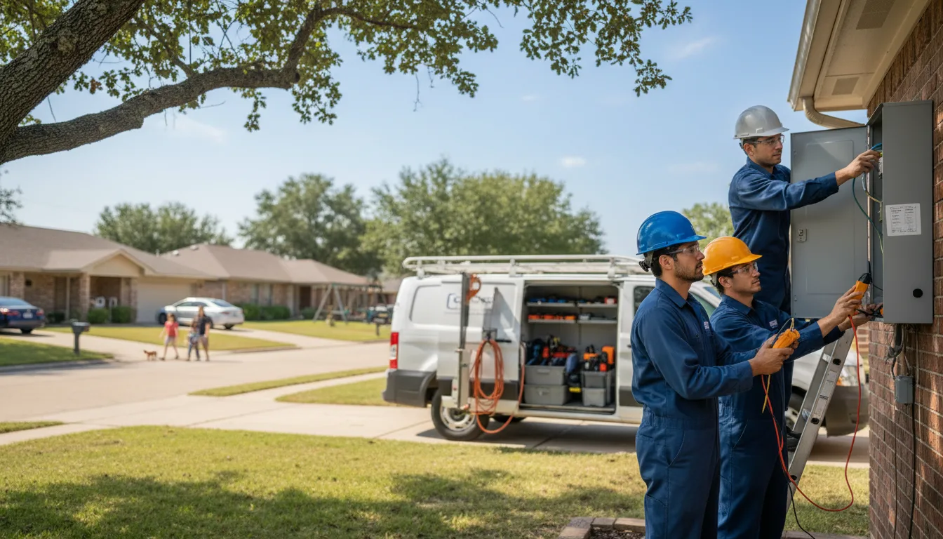 Certified electrician providing emergency electrical services in Monticello, IA